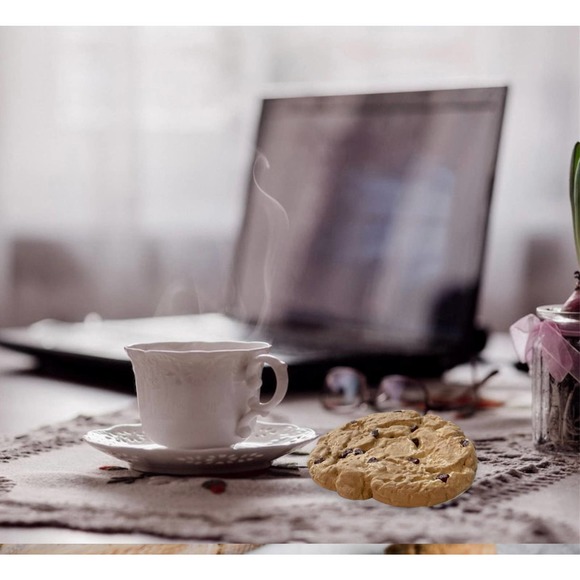 ⤵️Fake Faux Cookie Chocolate Chip | Fake Cookie Primitive Farmhouse - Picture 3 of 10